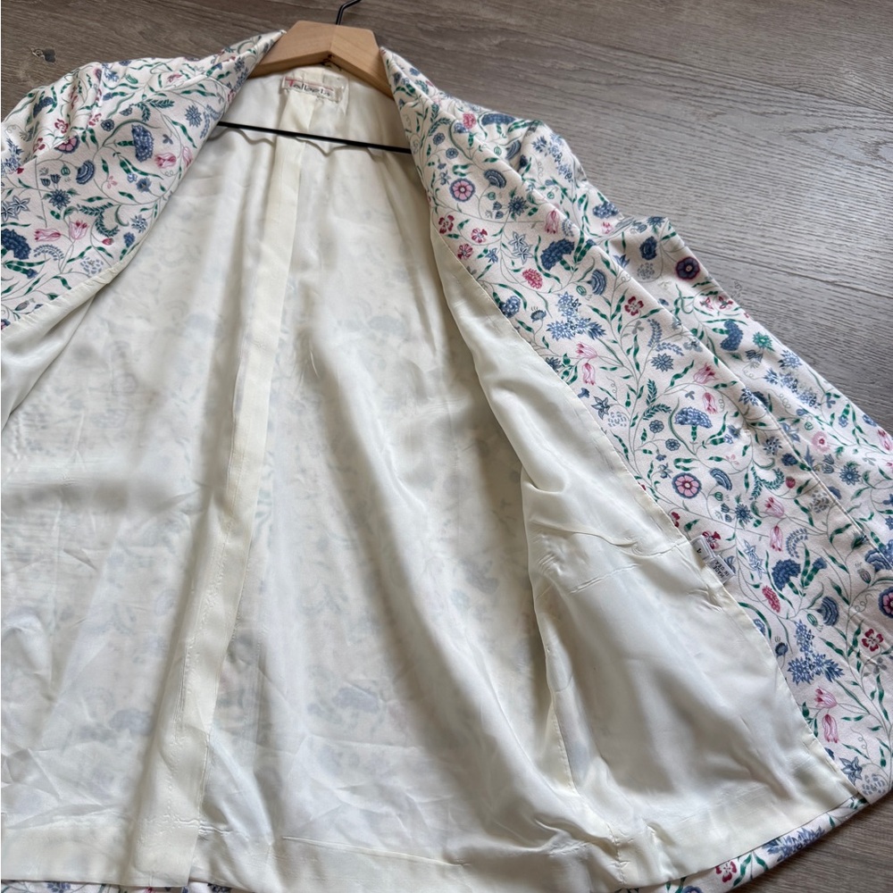 Vintage Talbots Floral Patterned Blazer-Size 4 - Picture 13 of 14